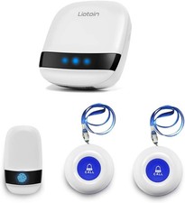 LIOTOIN Wireless Caregiver Pager Elderly Alarm Call Button Personal Alarms Call