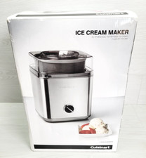 Cuisinart Deluxe Ice Cream Maker Frozen Yogurt Maker 2L Silver ICE30BCU