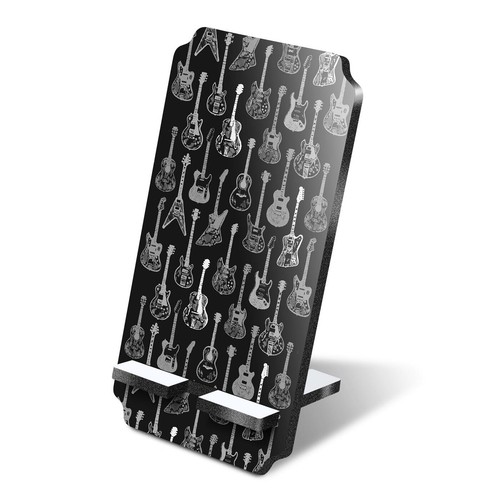 5mm mdf phone stand - phone, bw