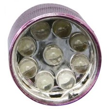 Rolson 9 Led Torch 7 Colours 3aaa Batteries 61693