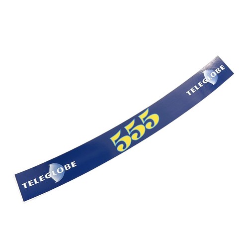 Helmet visor sticker - visor, bar