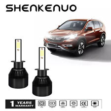 For Honda CR-V 2007-2011 Low Dipped Beam H1 LED Headlight Bulbs 6000K White Pair