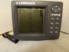 A LOWRANCE Fishfinder/sonar.  model X125. Head unit only. black/white. GWO