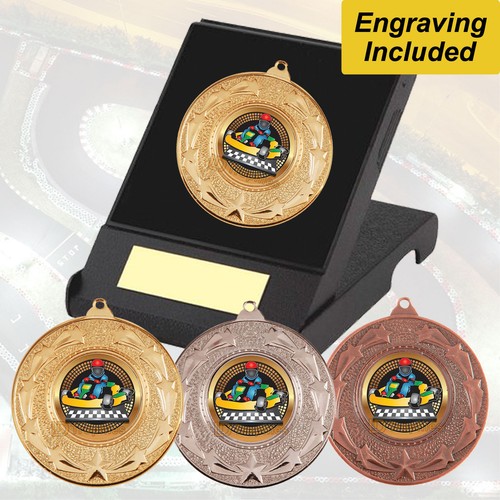 Karting medal box - go, box,
