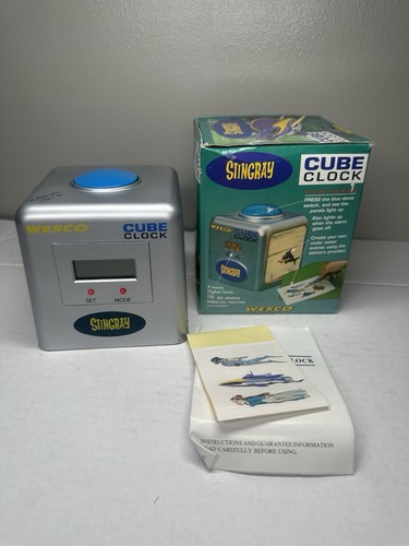 1993 wesco stingray cube clock - 1993,