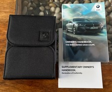 BMW 8 SERIES GRAN COUPE OWNERS MANUAL HANDBOOK SET 840i M850i 840d G16 2018-2022