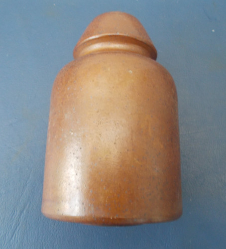 Gpo brown ceramic telegraph - ceramic,