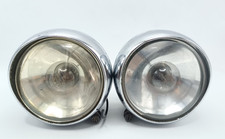 2 x VINTAGE MILLER BULLET STYLE 12v SPOTLIGHTS UNTESTED.