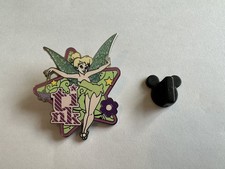 Disney Trading Pin Tinkerbell In Star Glitter Wings 2010 Excellent Condition 