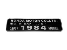 Honda CR80R 1984 Compatible