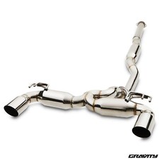3" STAINLESS CAT BACK RACE