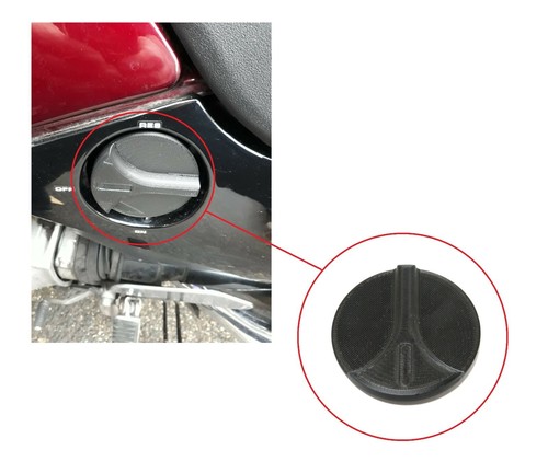 Fuel gas off knob - gas, on