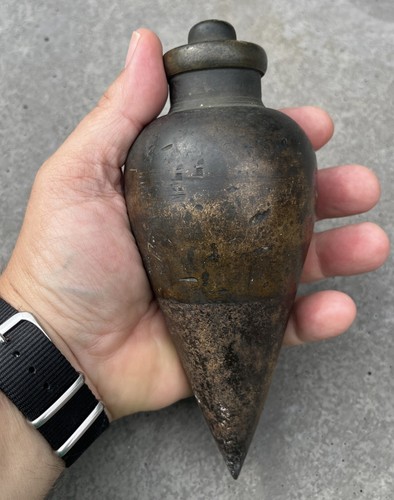Antique brass steel plumb - antique, lb