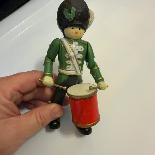 Vintage wooden toy soldier - vintage,