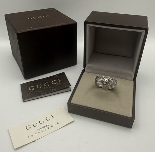 Gucci feline sterling - gucci, silver