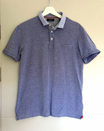 Zara man men blue cotton - man, men's