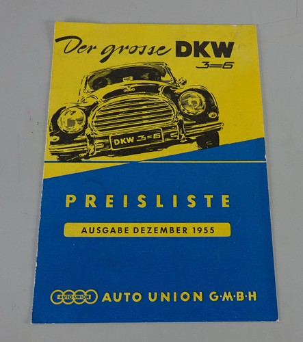 Price list the - dkw, 3
