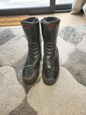 Mens Alpinestars Gore-Tex Black Motorcycle Boot Size 45 (uk 10)