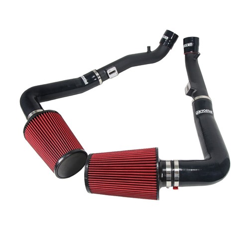 Black front mount air intake - mount,