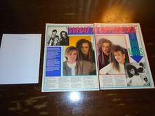 CULTURE CLUB (BOY GEORGE) - ENGLISH SINGER - 4 PAGES CLIPPING FROM MAG - 1984 **