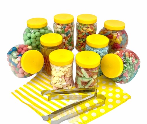 Mini yellow plastic sweet - mini,