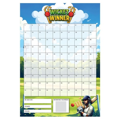 Cricket scratch cards a5 - cricket,