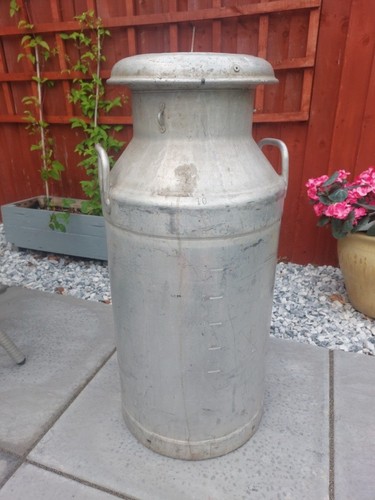 Milk churn gallon aluminium - 10,