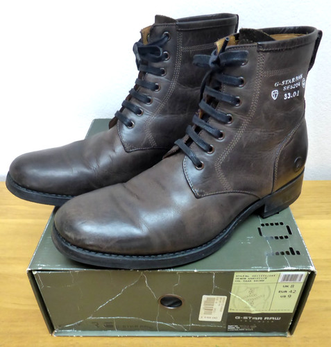 Star raw 3301 mens boots - raw,