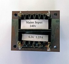 Valve heater transformer 3v - valve,
