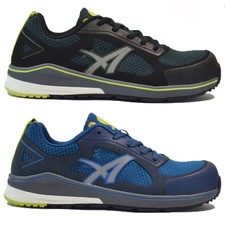 MENS MEMORY FOAM STEEL TOE CAP SAFETY WORK WALKING SHOES BOOTS TRAINERS NEW SIZE