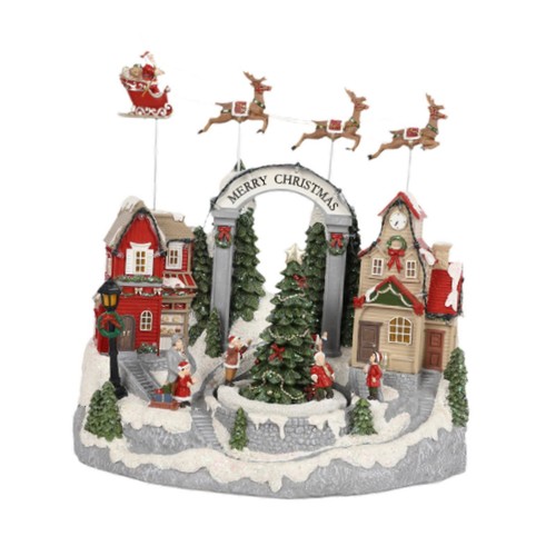 Christmas village house - village,