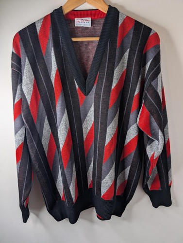 Vintage 1080 neck sweater - 1080's, v-neck