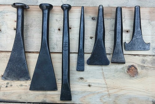Antique stonemasons tools set - stonemasons,
