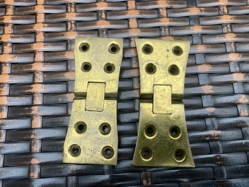 Antique vintage brass - vintage, hinges