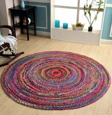 Rug Round Cotton Chindi Hand