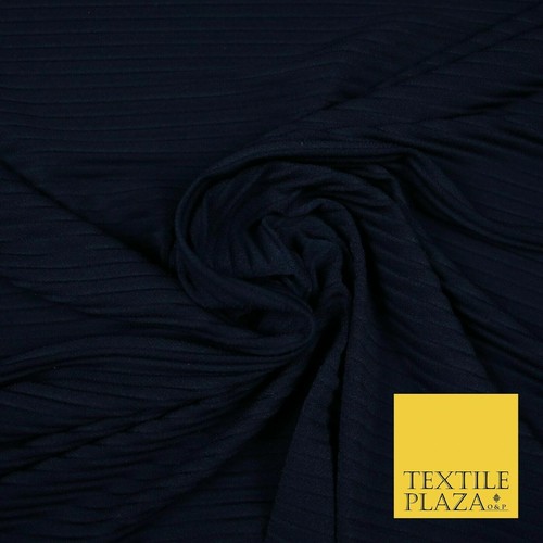 Midnight blue pleated crinkle - midnight,