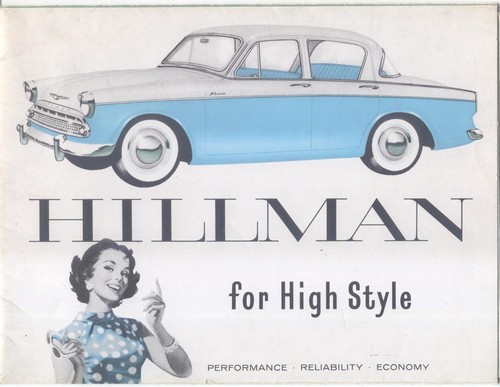 Hillman minx convertible - minx,