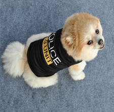 Dog Vest Coat Clothes Police