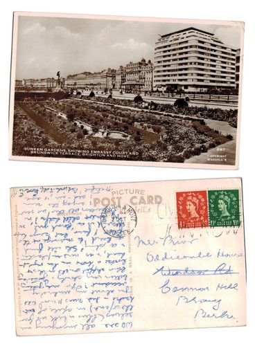 Vintage postcard sunken - postcard,