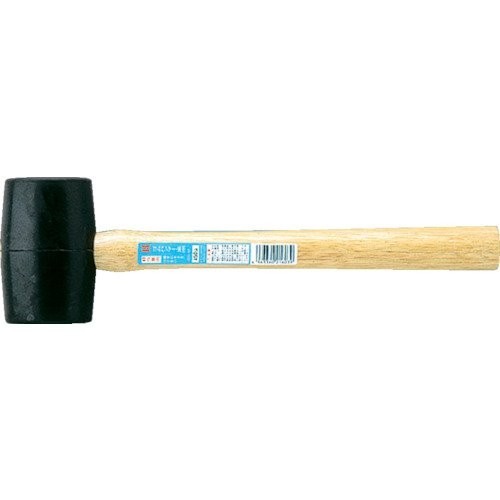 Rubber hammer black large - black,