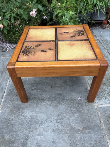 Mcm tile top - table, by