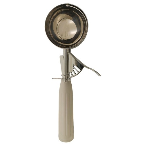 Ice cream scoop - cream, stainless