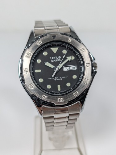 Vtg lorus seiko steel diver - lorus,