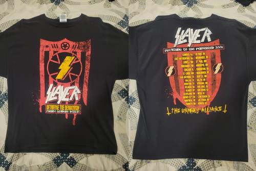Slayer tour shirt - slayer,