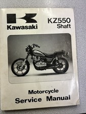 Genuine Workshop Manual Kawasaki KZ550 Shaft
