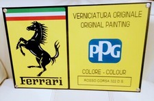 Ferrari PPG large Sign 