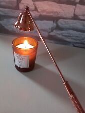 VINTAGE !!! ROSE GOLD Tone Metal Candle Snuff Size: 23cm Long - HOME DECOR XMAS