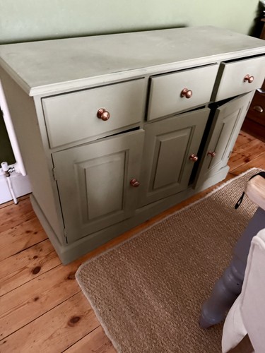 Painted solid pine sideboard - solid,