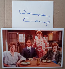 ORIGINAL AUTOGRAPH WENDY CRAIG Butterflies