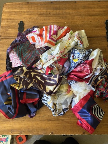 Lot vintage scarf - lot, of